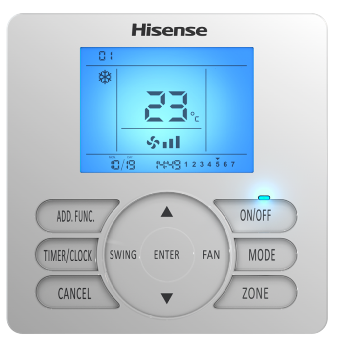 Центральный контроллер Hisense YJE-C01T(E) YJE-C01T(E) - фото 32169