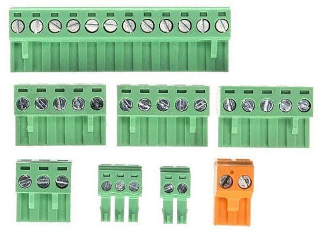 PCO5CON020 Комплект разъемов для контроллера CAREL PCO5 MEDIUM, REMOVABLE SCREW CONNECTORS KIT FOR PCO5 MEDIUM PCO5CON020 - фото 60107