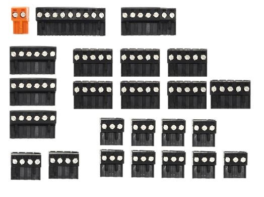 P+50CON0Z0 Комплект разъемов для контроллера CAREL PCO5+ EXTRALARGE REMOVABLE SCREW CONNECTORS KIT FOR PCO5+ EX P+50CON0Z0 - фото 60112