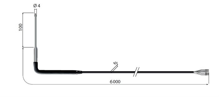 Датчик температуры внутри продукта NTC, -50….+90°C, NTCINF0640 NTCINF0640