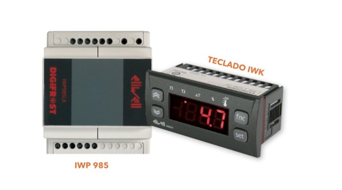 WD34DF1RCD700 Контроллер Eliwell IWP 985LX CKS NTC 230Vac WIDE WD34DF1RCD700 - фото 60640