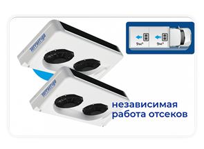 Рефрижератор TERRAFRIGO МТ 40P (S20+S20) мультитемпературный REF-MULTI-MT-40P-S20-20
