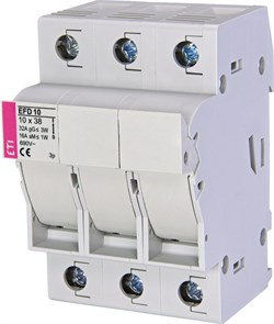URKFH20000 Держатель предохранителей CAREL,  FUSE CARRIER 3 POLES FOR UE FROM 025 TO 130, UR FROM 020 TO 060 RE URKFH20000