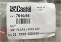 7010/55 Гайка накидная CASTEL Nut 5/8" Flare x Pipe 5/8" 7010/55