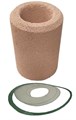 Фильтрующий блок с прокладками антикисл. CASTEL, Италия. 1600 см3. Anti-Acid Solid Core 80% mole 4491/AA - фото 14135