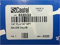 8320/22 Вентиль для подсоединения манометра CASTEL Gauge Valve 1/4" SAE Flare x 1/4" NPT 8320/22