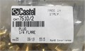 Пробка с наружной резьбой CASTEL Plug 1/4" Flare, 7510/2 7510/2