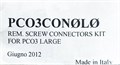 PCO3CON0L0 Комплект разъемов для контроллера CAREL PCO3 LARGE, REMOVABLE SCREW CONNECTORS KIT FOR PCO3 LARGE, P PCO3CON0L0