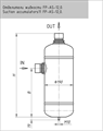 Отделитель жидкости FRIGOPOINT FP-AS-12-218 FP-AS-12-218